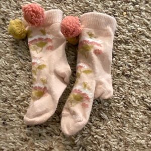 Louise Misha Pom Pom socks6-12 mos